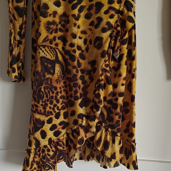 The Kooples Animal Print Long Sleeve Dress - Picture 5 of 9